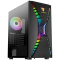 Aerocool Cronus Midi Tower, ARGB, Tempered Glass - black