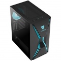 Aerocool Cronus Midi Tower, ARGB, Tempered Glass - black