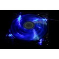 Aerocool Shark Fan Blue Edition - transparent black blue LED (140x140x25mm)