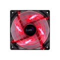 Aerocool Shark Fan Devil Red edition - transparent black / red LED (140x140x25mm)