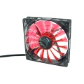 Aerocool Shark Fan Devil Red Edition - transparent black - red LED (120x120x25mm)