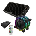 WCUK Spec HWL Black Ice Nemesis GTS240 Black Radiator and Game Max Fans with Controller Value Kit