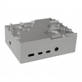 Akasa Aluminum case for Raspberry Pi 4B with thermal kit - silver