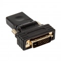Akasa DVI-D adapter to HDMI, flexible - black
