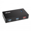 Akasa Elite 4EX - 4x USB 3.0 Hub including 1x Fast Charging Port.