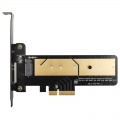 Akasa M.2 X4 PCI-E 3.0 Adapter Card - Black PCB