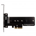 Akasa M.2 X4 PCI-E adapter card - black PCB
