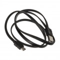 Akasa Proslim USB 2.0 cable type C to type A - 1m, black