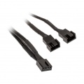 Akasa PWM fan splitter, pack of 4 - black