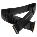 Akasa Riser Black XL, Premium PCIe 3.0 x 16 Riser Cable, 100cm - black