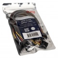 akasa SATA Power Y Cable - 30cm, Pack of 2