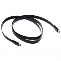 Akasa Type C to Type C Adapter Cable PROSLIM - black