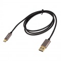Akasa USB 2.0 cable, type C to type A, 1.0m - silver