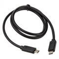 Akasa USB 3.1 cable, type C to type C, 1.0m - black