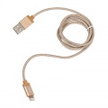 Akasa USB charging cable Lightning, gold - 100cm