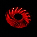 Akasa Vegas LED fan, red - 120mm