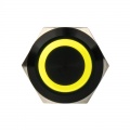 DimasTech push-button 19mm - Blackline - yellow