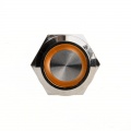DimasTech Vandalism push button 19mm, Silverline Ring - RGB
