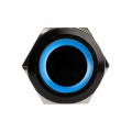 DimasTech Vandalism switch / button 25mm, Blackline Ring - RGB
