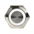 DimasTech vandalism switches / buttons 22mm - Silver Line - white