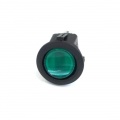 Phobya Round toggle switch - green lighting - unipolar ON/OFF black (3-Pin)