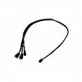Phobya Y-Cable 3Pin Molex to 3x 3Pin Molex 60cm - Black