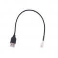 Phobya external USB adapter to 3-pin fan 30cm - black