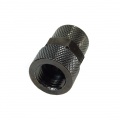 Anti-Twist adaptor G1/4 inch inner to G1/4 inch inner - black nickel