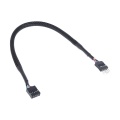 Phobya HD Audio extension cable femaile/male 30cm - black 