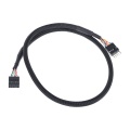 Phobya HD Audio extension cable femaile/male 60cm - black 