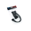 Phobya Multi SATA power cable (4x) - individually sleeved - black