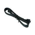 Phobya SATA 3.0 connection cable with safety latch 30cm - black sleeved