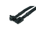 Phobya SATA 3.0 connection cable with safety latch 90cm - Black sleeved