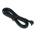 Phobya SATA 3.0 connection cable with safety latch 90cm - Black sleeved