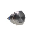 Phobya vandalism-proof button 19mm stainless steel - no lighting with screwed contact