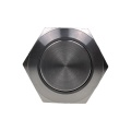 Phobya vandalism-proof button 19mm stainless steel - no lighting with screwed contact