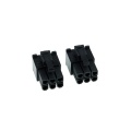 Phobya VGA Power Connector 6Pin male (square) incl. 6 Pins - 2 pcs Black