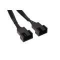 Phobya Y-cable 4pin PWM 2x 4Pin PWM 10cm - black