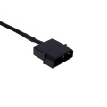 Phobya Y-cable for PWM splitter 4Pin PWM to 4Pin PWM and 4Pin Molex 50cm - black