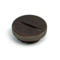 seal plug G1/4 Inch - knurled - black nickel
