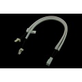 Y-Cable 3Pin Molex to 2x 3Pin Molex 30cm - UV white