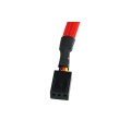 Y-Cable 3Pin Molex to 6x 3Pin Molex 60cm - UV red