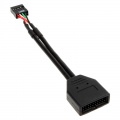 Silverstone Adapters internal USB 3.0 to USB 2.0 internally - 10 cm