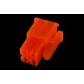 Mod/Smart 4pin P4 ATX Connetor Plug - UV Brite Orange