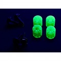 Lamptron HDD Rubber Screws PRO - UV Green