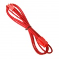 BitFenix 4-pin ATX12V extension 45cm - sleeved red / white