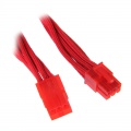 BitFenix 6-pin PCIe extension 45cm - sleeved red