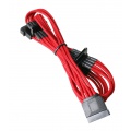 BitFenix Molex to SATA Adapter 4x 20 cm - sleeved red / black