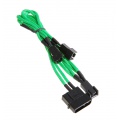 BitFenix 3x Molex to 3 pin adapter 5V 20cm - sleeved green / black