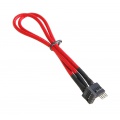 BitFenix internal USB extension 30cm - sleeved red / black